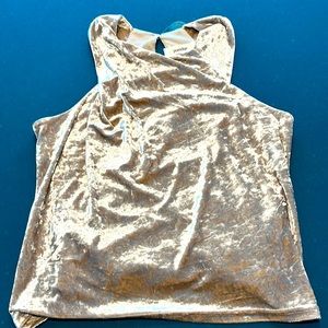 Velour tank top